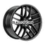 BBS CC-R AD Alloy Wheel 20x10 ET42 5x117 Satin Black 70.05mm CB