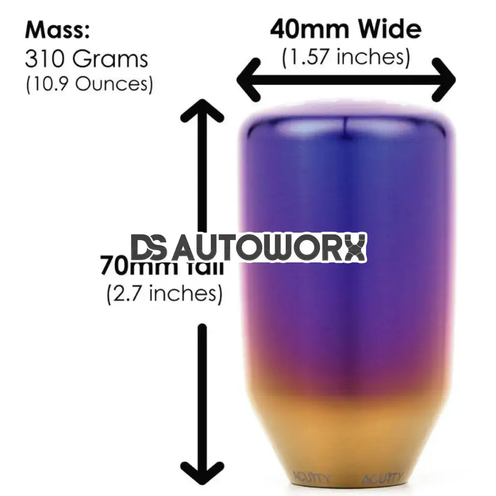 Acuity ESCO-Ti Shift Knob in Burnt Titanium M10 x 1.5
