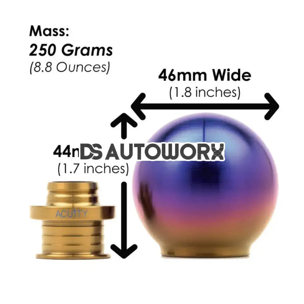 Acuity POCO-Ti Burnt Titanium Low Profile Shift Knob M10 x 1.5