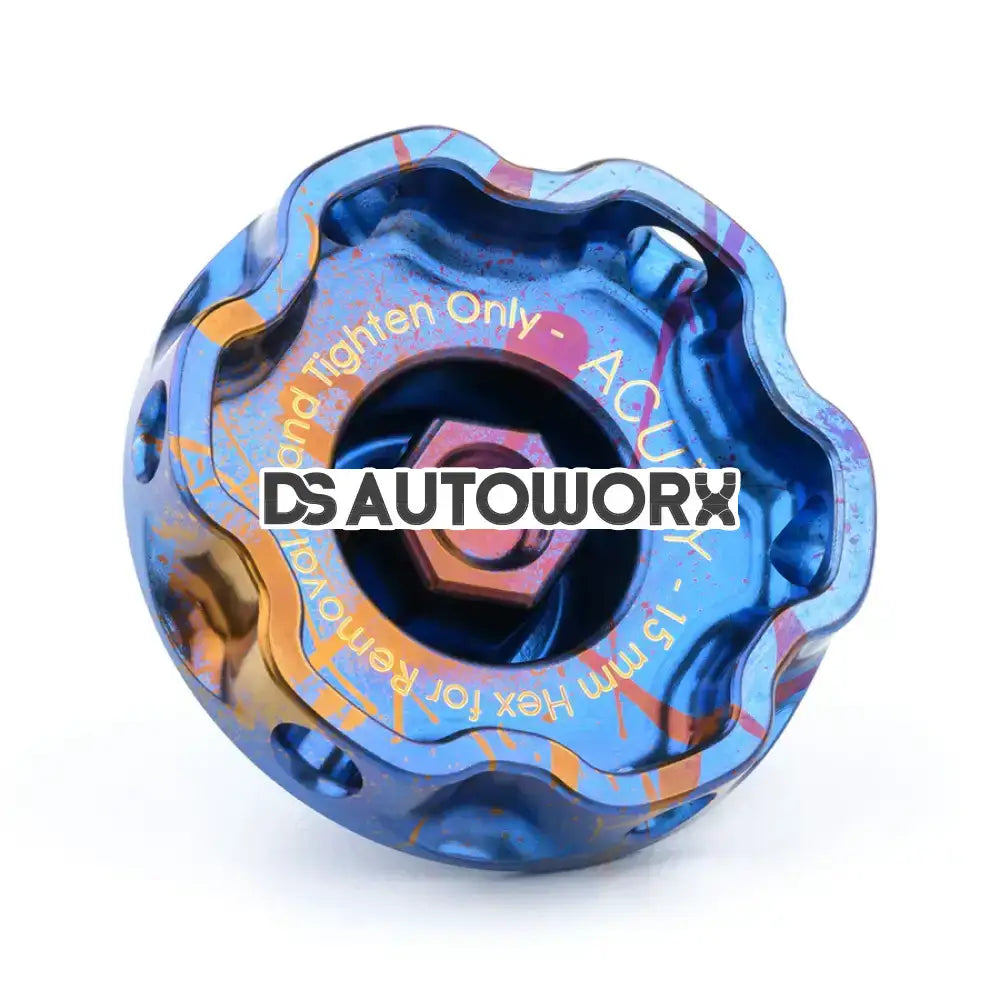 Acuity Podium-Ti Oil Cap Splatter Titanium Finish Honda Main image