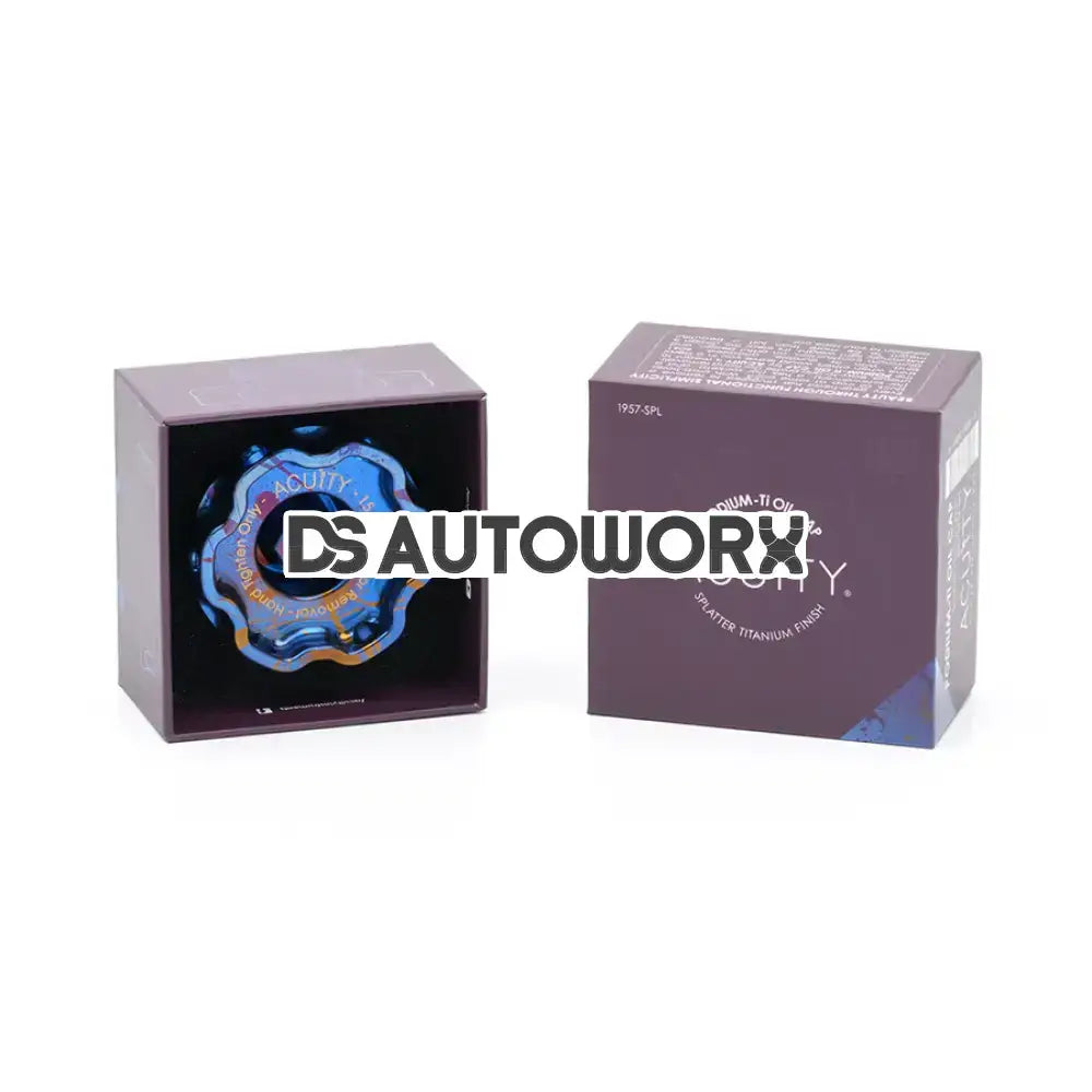 Acuity Podium-Ti Oil Cap Splatter Titanium Finish Honda