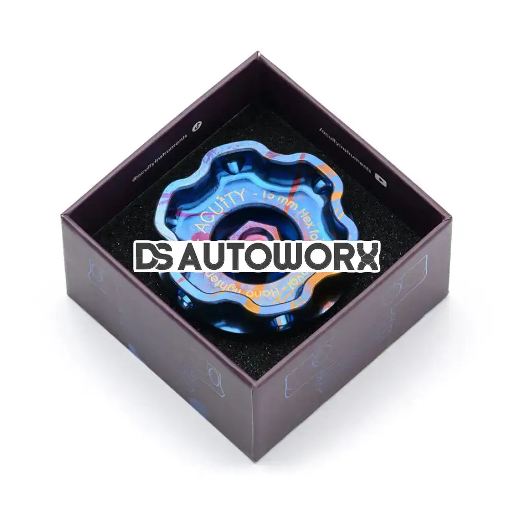 Acuity Podium-Ti Oil Cap Splatter Titanium Finish Honda