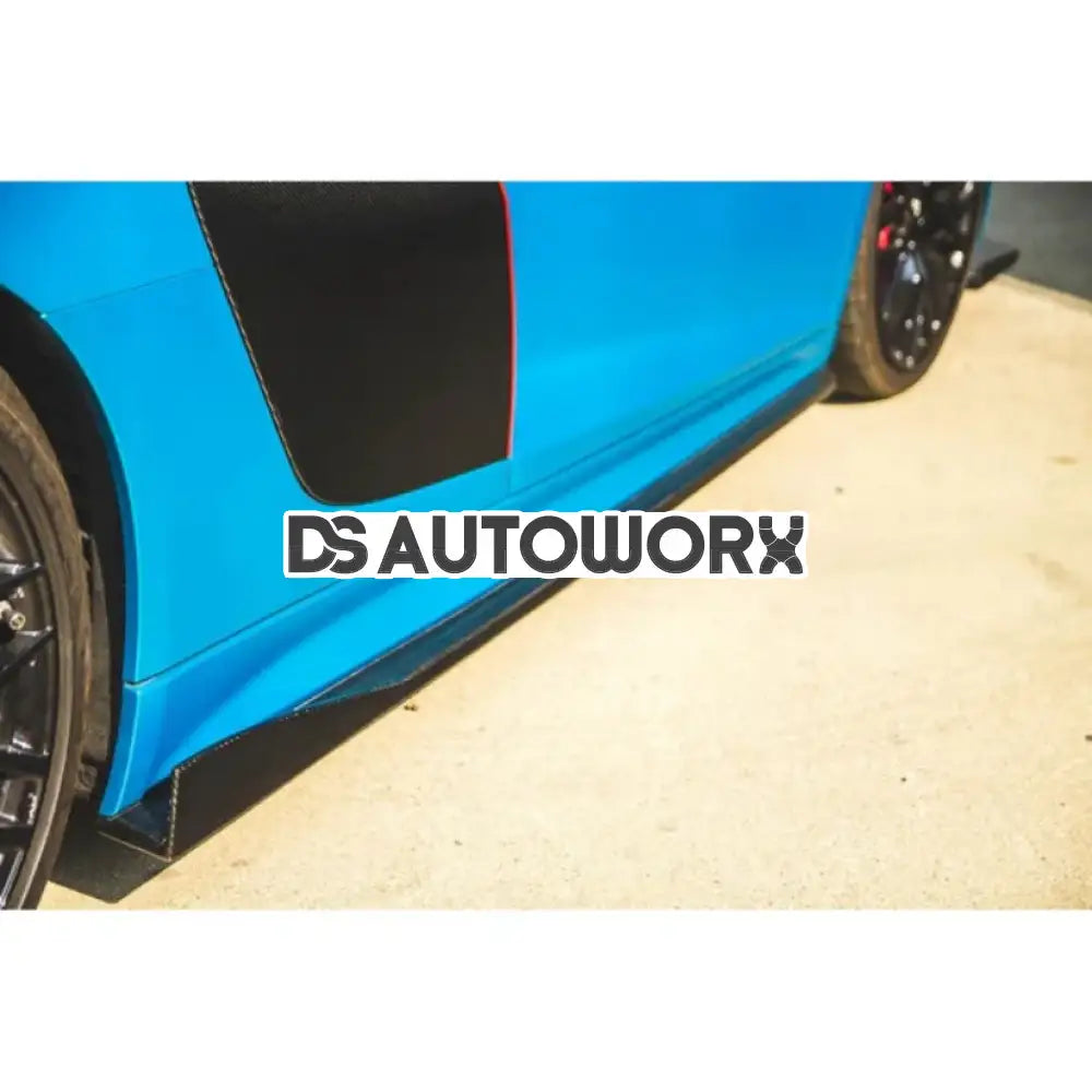 APR Performance Carbon Fiber Side Rocker Extensions Audi R8 16-18