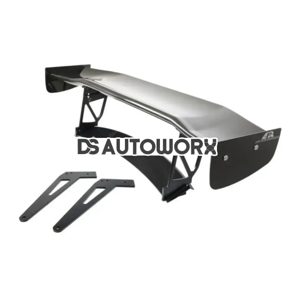APR Performance GTC-500 74in Adjustable Carbon Fiber Wing With Carbon Active Spoiler Replacement Audi R8 16+ Main image