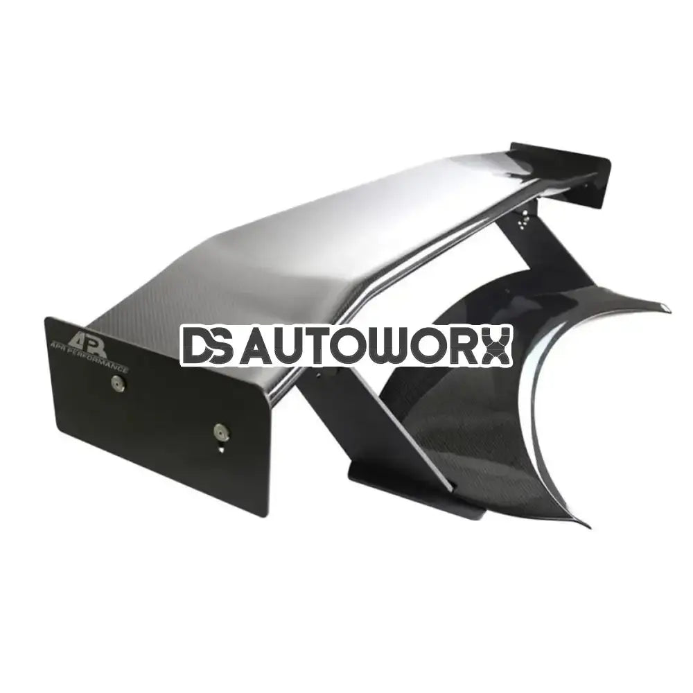 APR Performance GTC-500 74in Adjustable Carbon Fiber Wing With Carbon Boot Lid Audi R8 06-14