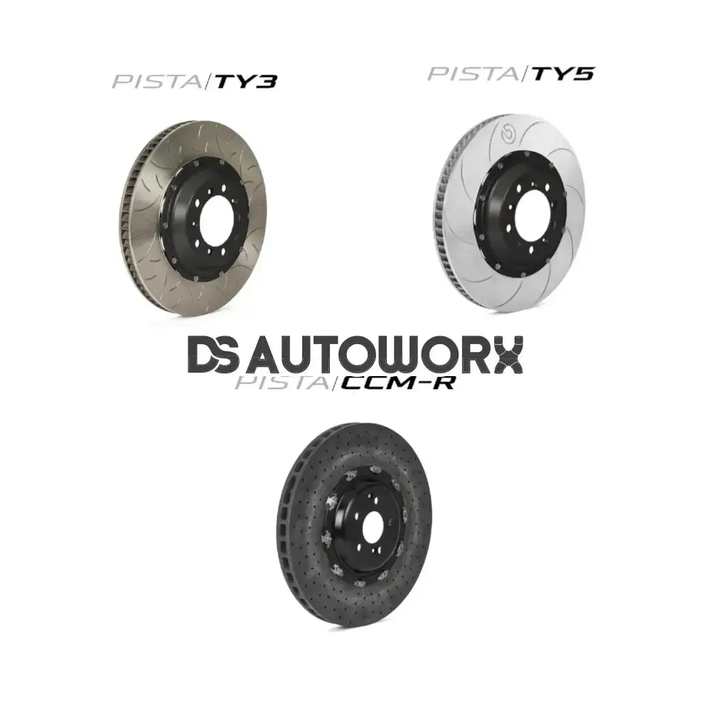 Brembo PISTA 380mm 6 Pot Front Big Brake Kit Nissan 370Z 09-20