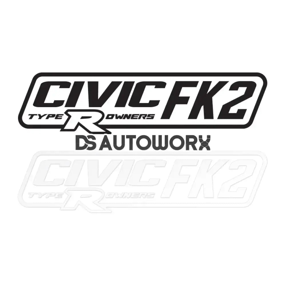 Civic FK2 TYPE R Owners Official Sticker Decal 200mm