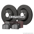 HAWK Performance Brake Kit - HPS 5.0 Pads With Talon Slotted & Drilled Discs Rear Honda S2000 AP1 AP2 99-09