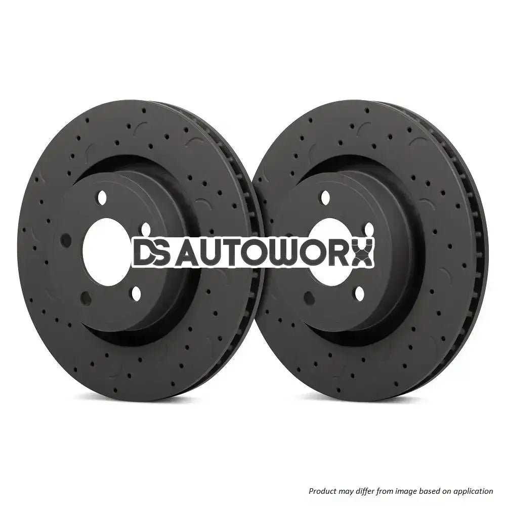 HAWK Performance Talon Slotted & Drilled Brake Discs Rear Honda Civic Type-R FN2 07-11 Secondary image