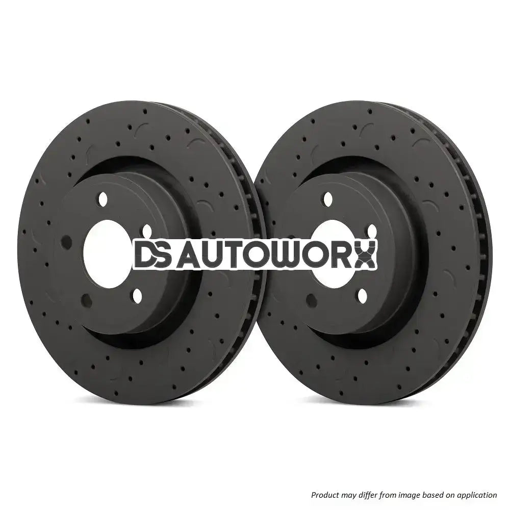 HAWK Performance Talon Slotted & Drilled Brake Discs Rear Honda S2000 AP1 AP2 99-09 Secondary image