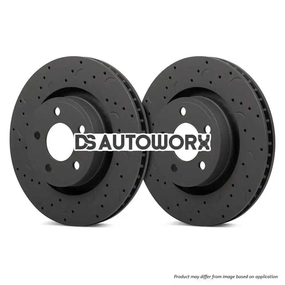 HAWK Performance Talon Slotted & Drilled Brake Discs Rear - HTC4041 Main image