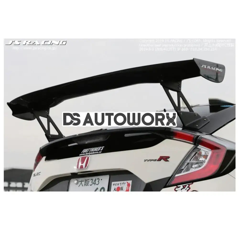 J's Racing 3D GT-WING TYPE-1 WET Carbon 1600mm Honda Civic FK8 Type R Main image