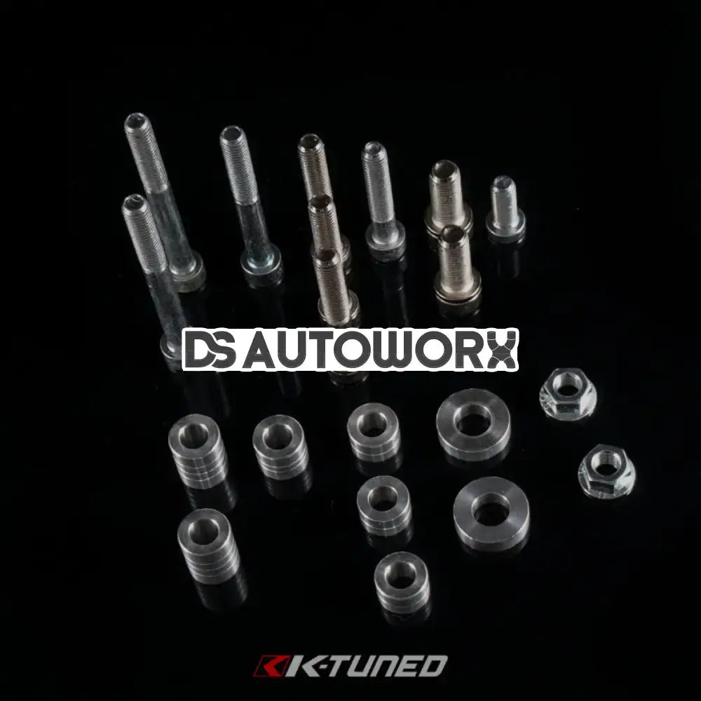 K-Tuned A/C and P/S Eliminator Pulley Kit Universal Honda K20 K24