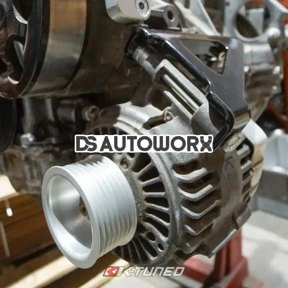 K-Tuned A/C and P/S Eliminator Pulley Kit Universal Honda K20 K24