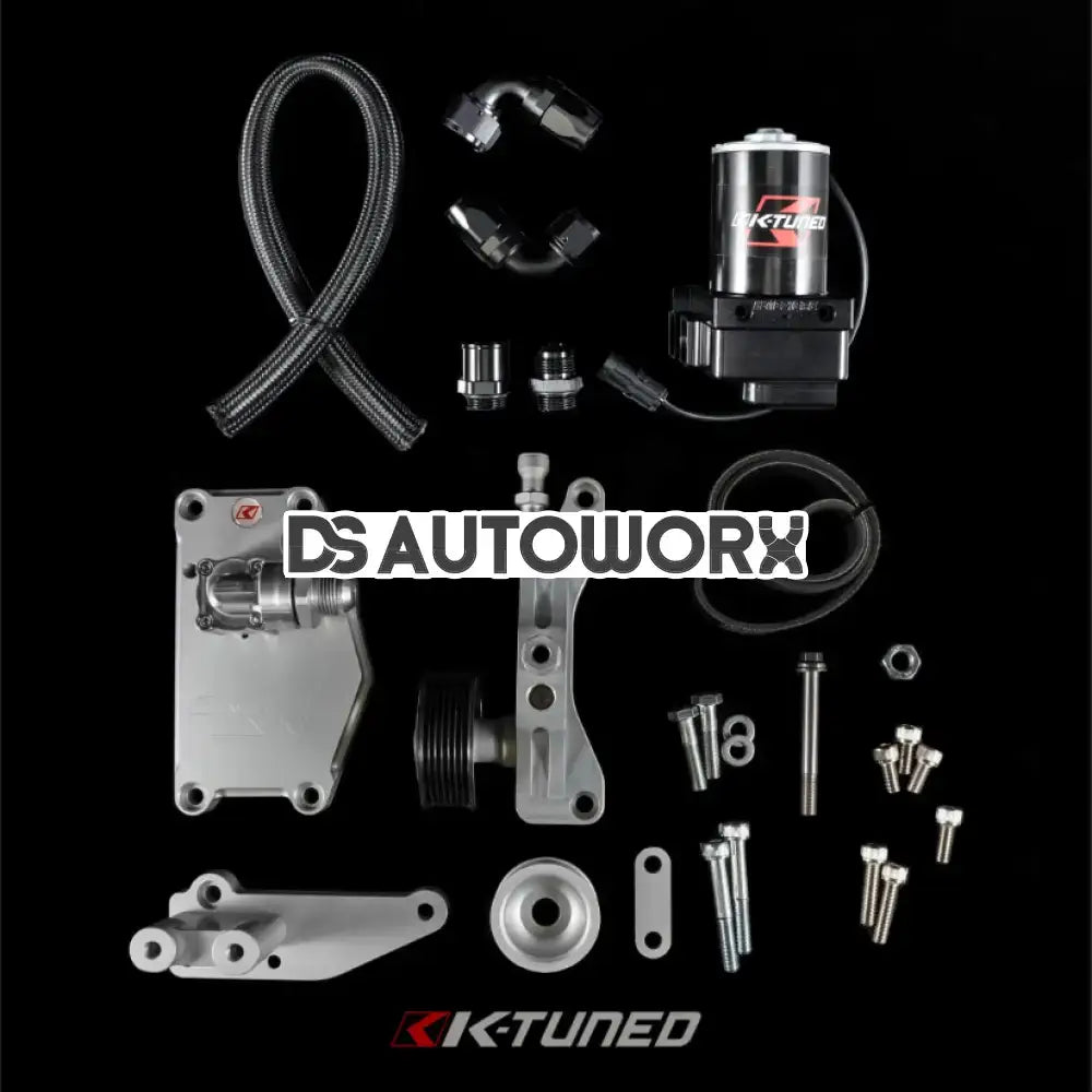 K-Tuned Complete K-Series Alternator Water Plate Kit With Electric Water Pump