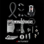 K-Tuned Complete K-Series Alternator Water Plate Kit With Electric Water Pump