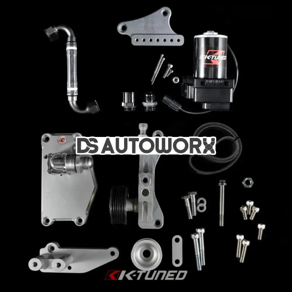 K-Tuned Complete K-Series Alternator Water Plate Kit With Electric Water Pump