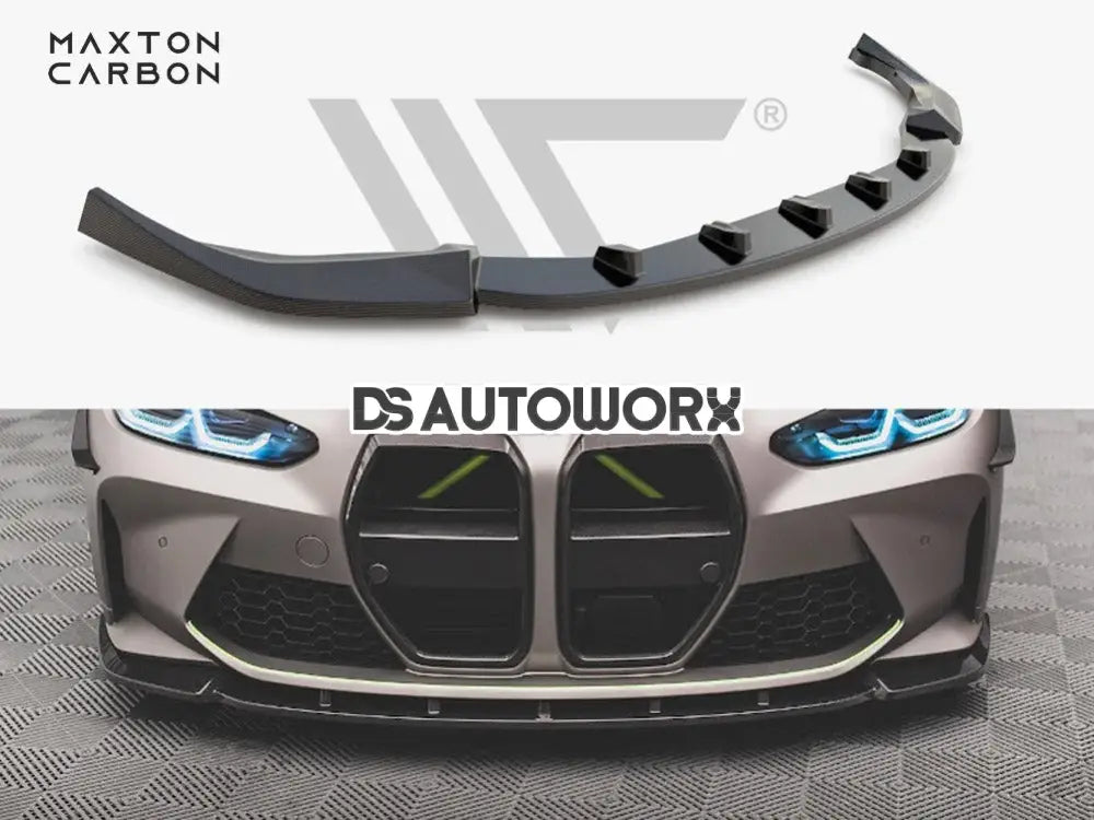 Maxton Design Carbon Fiber Front Splitter V.1 BMW M4 G82 Main image