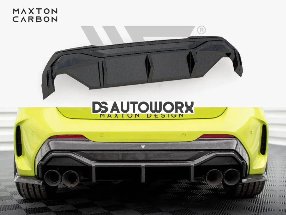 Maxton Design Carbon Fiber Rear Diffuser V.1 BMW 1-Series F40 M-Pack M135i Main image