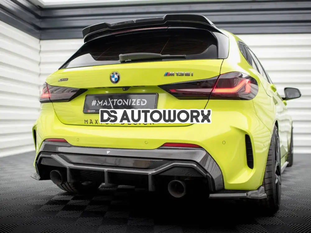 Maxton Design Carbon Fiber Rear Diffuser V.2 BMW 1-Series F40 M-Pack M135i Secondary image