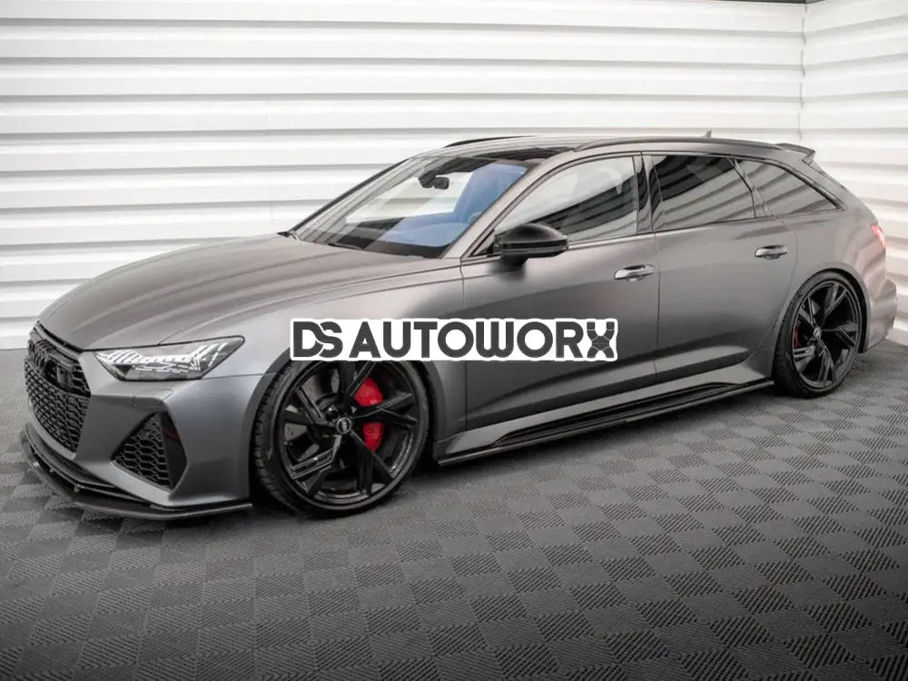 Maxton Design Carbon Fiber Side Skirts Audi RS6 C8 RS7 C8 Secondary image