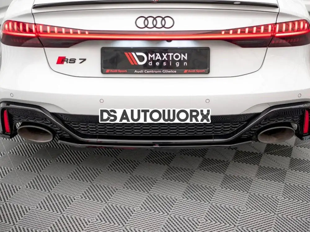 Maxton Design Central Rear Splitter Audi RS6 C8 RS7 C8 2019- Secondary image