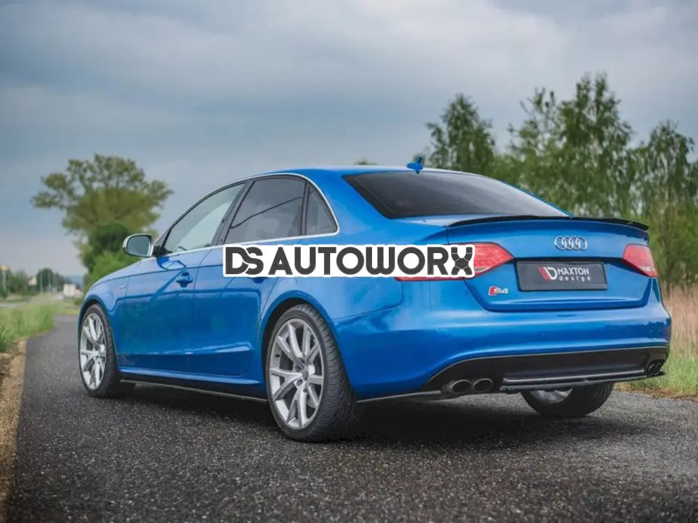 Maxton Design Central Rear Splitter Audi S4 A4 S-line B8 Sedan 09-11 Secondary image