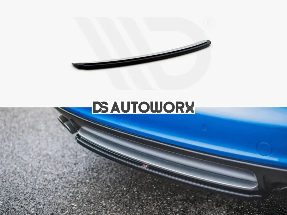 Maxton Design Central Rear Splitter Audi S4 A4 S-line B8 Sedan 09-11 Main image