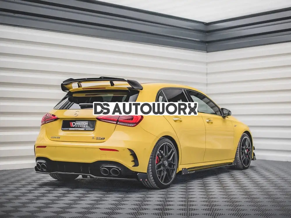 Maxton Design Central Rear Splitter +flaps Mercedes AMG A45 S 2019- Secondary image