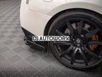 Maxton Design Central Rear Splitter + Flaps Nissan GTR R35 Facelift