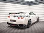 Maxton Design Central Rear Splitter + Flaps Nissan GTR R35 Facelift