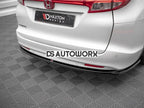 Maxton Design Central Rear Splitter Honda Civic Tourer MK9 11-14