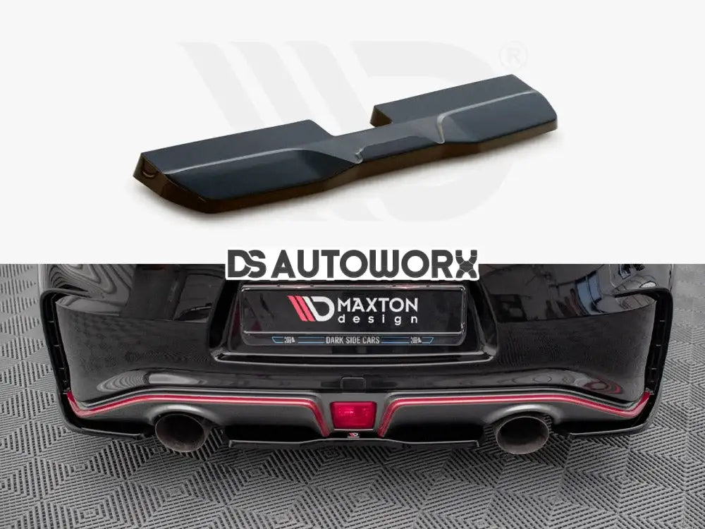 Maxton Design Central Rear Splitter Nissan 370Z Nismo Facelift 12-20 Main image
