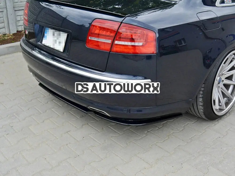 Maxton Design Central Rear Splitter NO Vertical Bars Audi S8 D3 09-10 Secondary image
