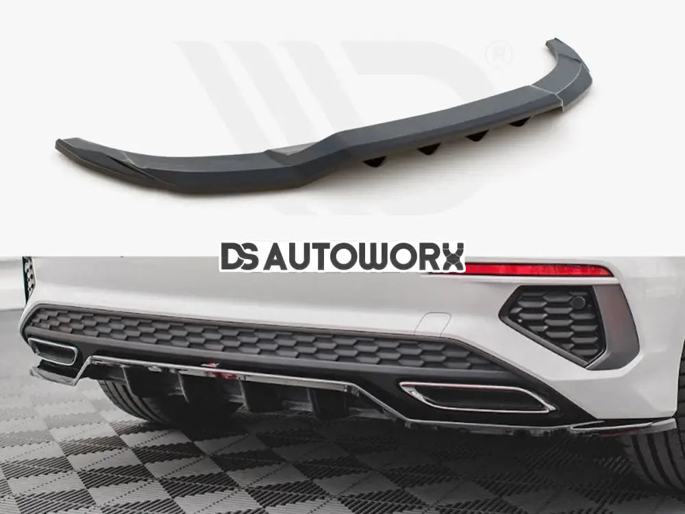 Maxton Design Central Rear Splitter Vertical Bars Audi A3 S-line Sportback 8Y 2020- Main image