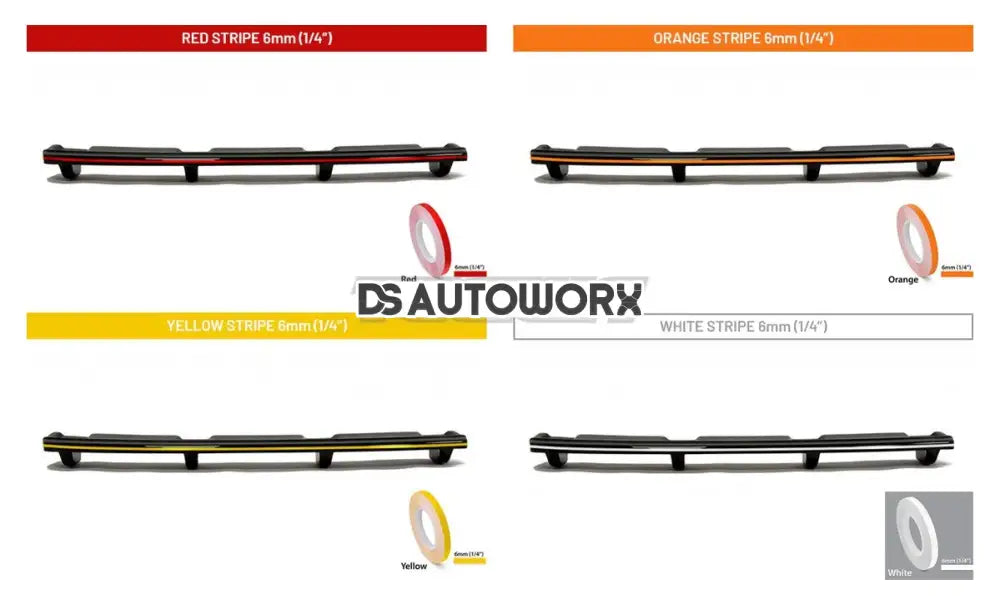 Maxton Design Central Rear Splitter Vertical Bars Audi A3 S-line Sportback 8Y 2020-