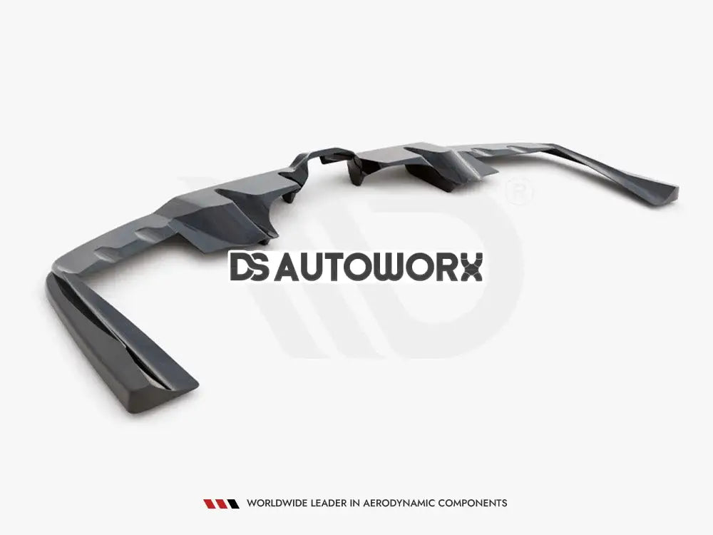 Maxton Design Central Rear Splitter Vertical Bars Mercedes AMG GLE Coupe C167 2019-