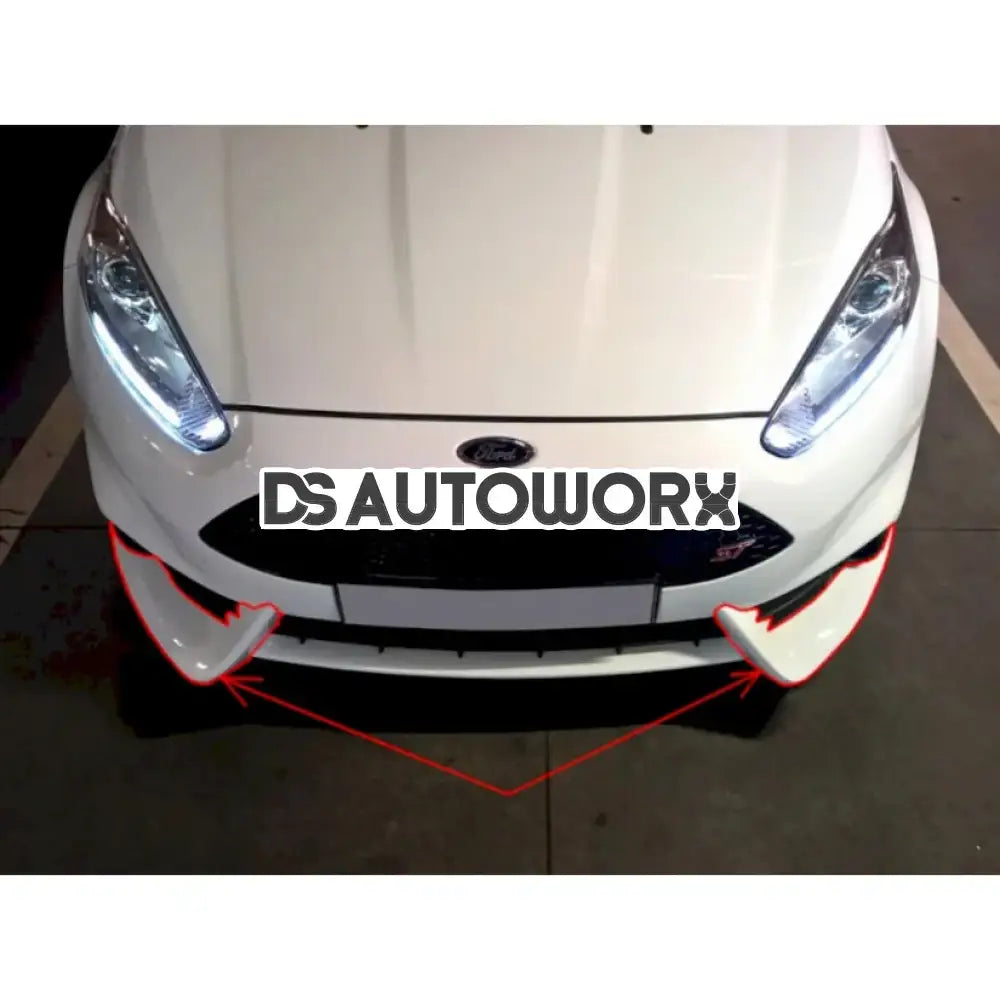 Maxton Design Front Bumper Spoilers Fiesta MK7 ST 01-17 Main image
