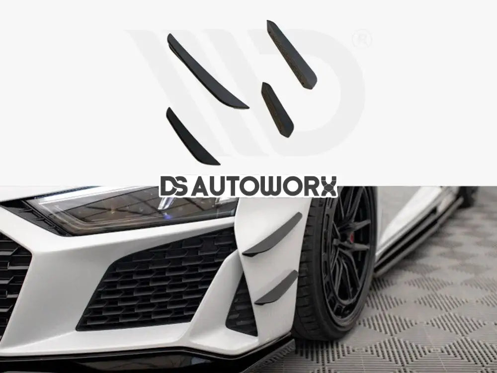 Maxton Design Front Bumper Wings Canards Audi R8 Mk2 Facelift Main image