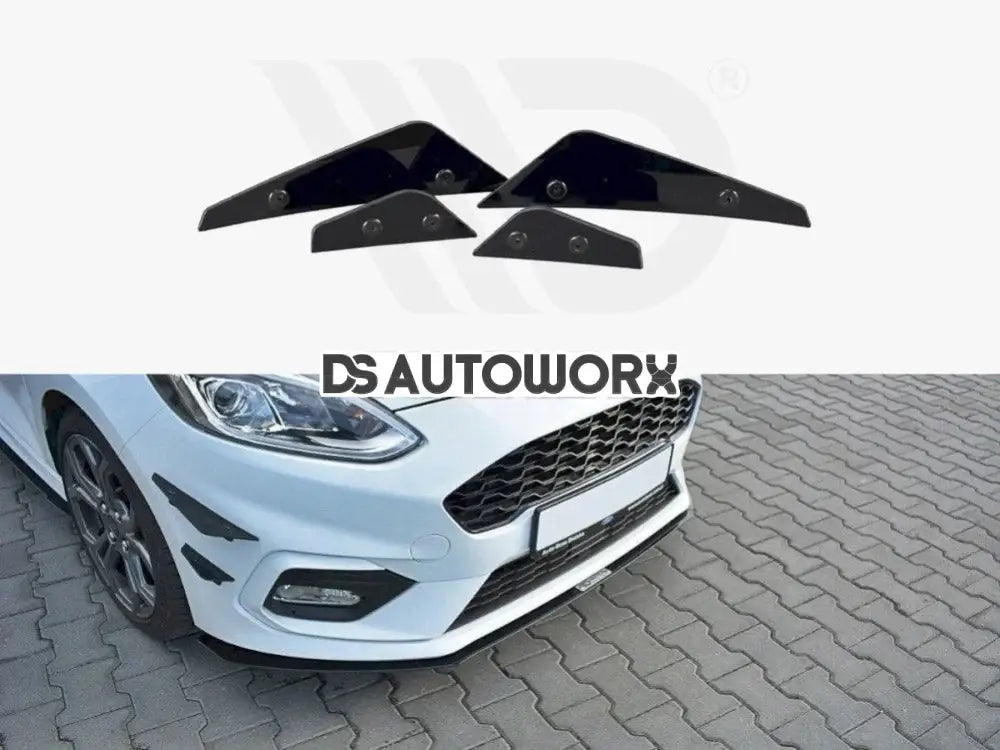 Maxton Design Front Bumper Wings Canards Ford Fiesta MK8 ST ST-Line Main image