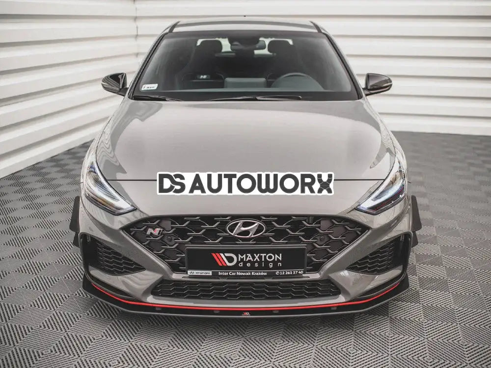 Maxton Design Front Bumper Wings Canards Hyundai I30 N Hatchback fastback MK3 Facelift 2020- Secondary image