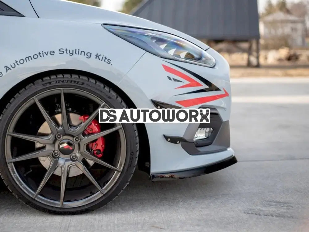Maxton Design Front Bumper Wings Canards V.2 Ford Fiesta MK8 ST ST-Line
