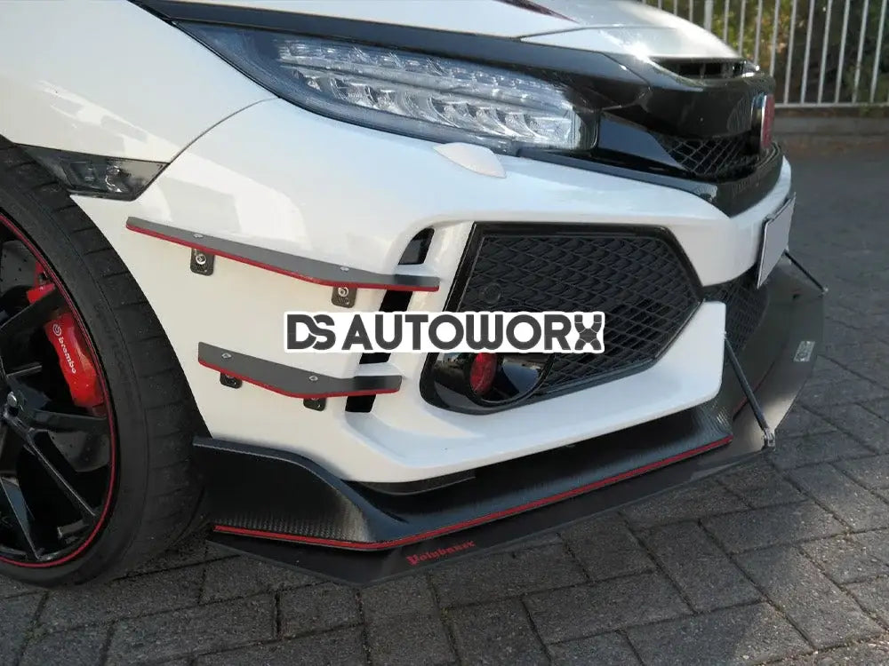 Maxton Design Front Canards Honda Civic MK10 Type-r 2017-UP