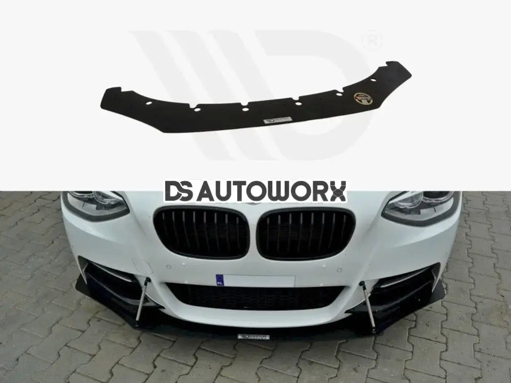 Maxton Design Front Racing Splitter BMW 1-Series F20 F21 M-power Preface 11-15 Main image