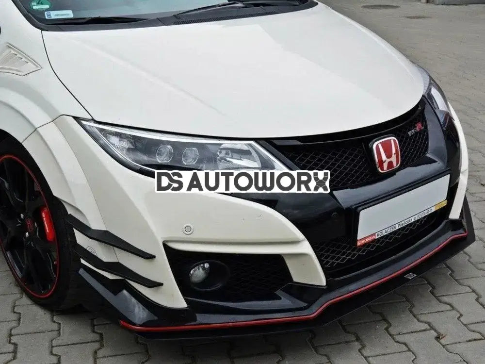 Maxton Design Front Racing Splitter V.1 Honda Civic IX Type R 15-17
