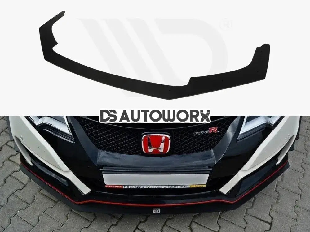 Maxton Design Front Racing Splitter V.1 Honda Civic IX Type R 15-17