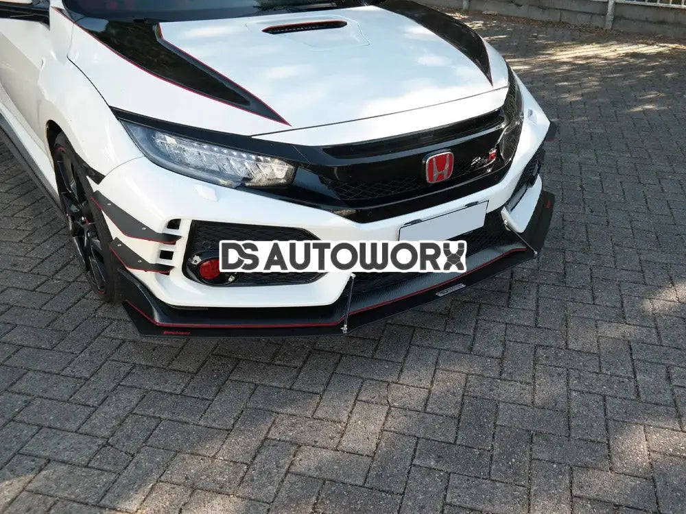 Maxton Design Front Racing Splitter V.1 Honda Civic MK10 Type-r 2017-UP