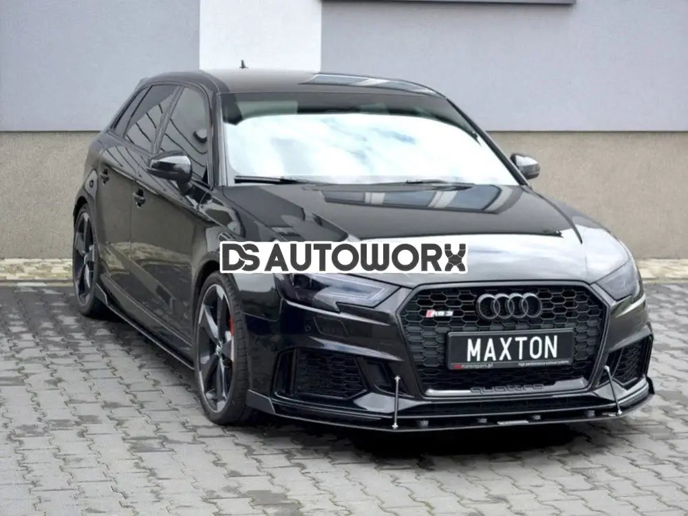 Maxton Design Front Racing Splitter V.2 Audi RS3 8V Facelift Sportback 2017-20