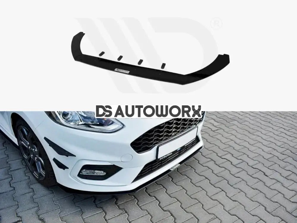 Maxton Design Front Racing Splitter V.2 Fiesta MK8 ST ST-Line 2017- Main image