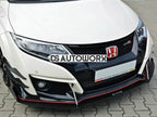 Maxton Design Front Racing Splitter V.2 Honda Civic IX Type R 15-17